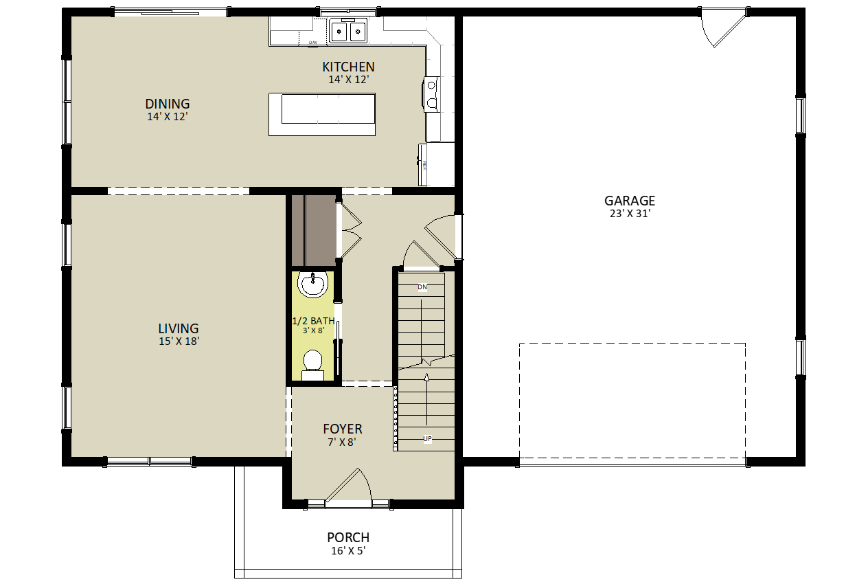 Thornberry First Floor Floor Plan